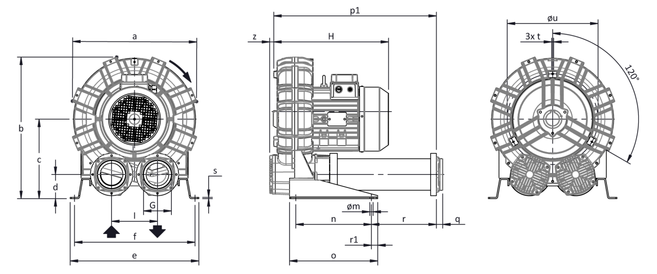 Габаритные размеры (чертеж) FPZ SCL K11 MD 11.0